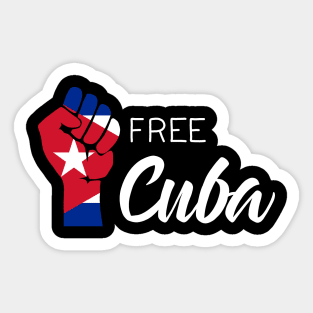 Free Cuba Sticker